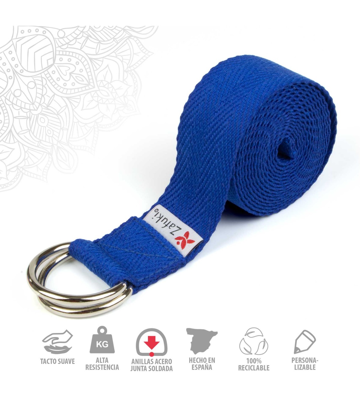 Cinturón de Algodon de Entrenamiento de Yoga Accesorio de ejercicio  Multiusos para Deportista de Aptitud kusrkot cinturón de yoga