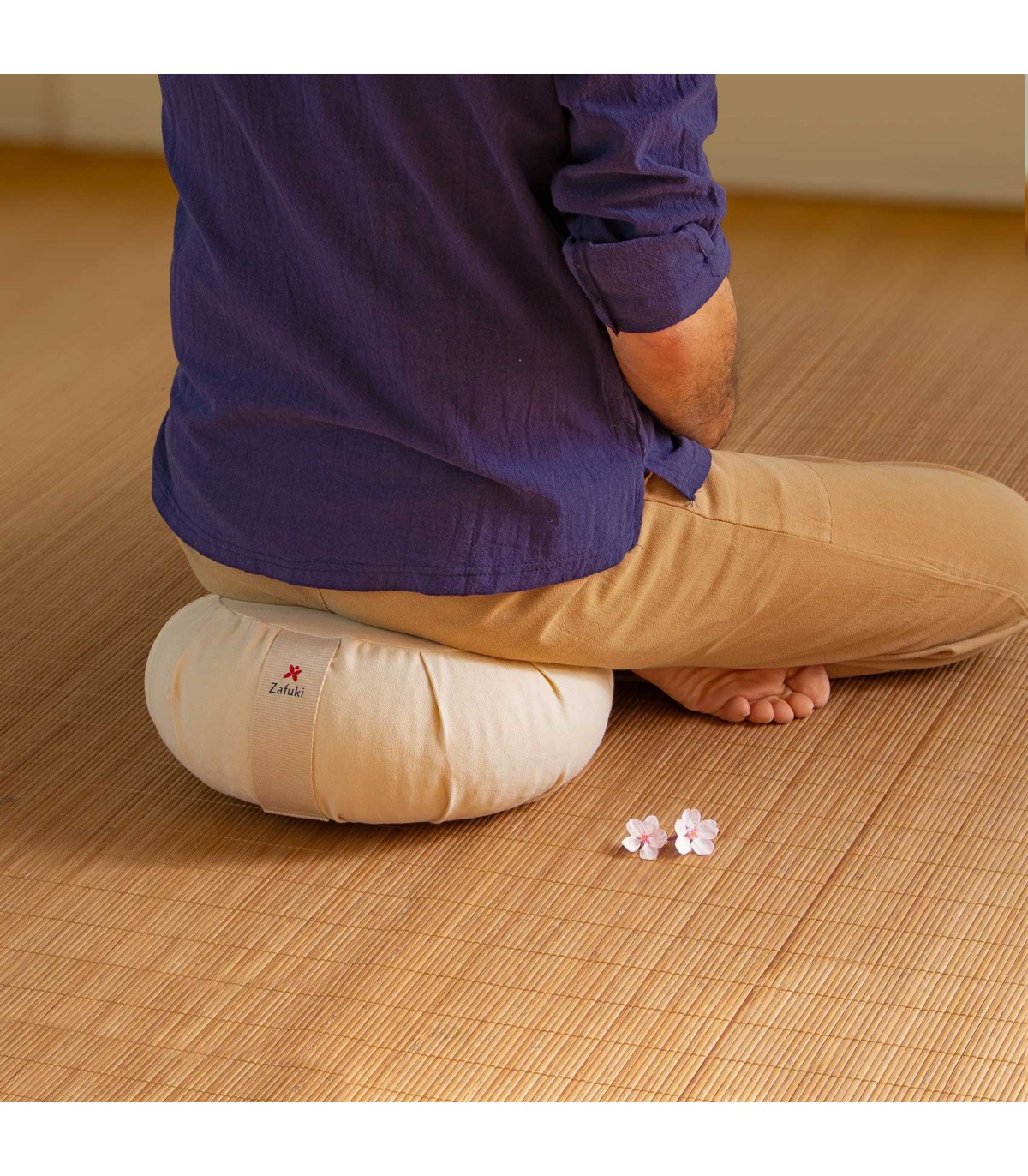Zafu meditación redondo Basic compacto - COLORFUL, cojín yoga
