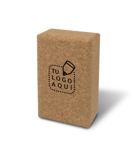 Bloque yoga corcho natural personalizado