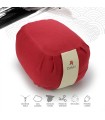Zafu pequeño - Wagon DESENFUNDABLE - multifuncional, yoga, viaje, niños